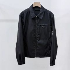 PRADA 三角ロゴ 長袖 半袖 2WAY ナイロンジャケット L - メルカリ