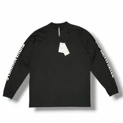 参考上代22000円 ripvanwinkle  LOGO LONG SLEEVE-T ロゴプリントTシャツ 長袖カットソー ロンT リップヴァンウィンクル R+278 ブラック M （16376M）のサムネイル