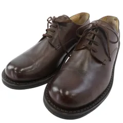 JIL SANDER ジルサンダー Plain toe Oxford プレーントゥ レースアップ レザー シューズ ブラウン系 6.5【中古】のサムネイル