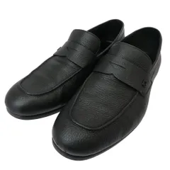 Salvatore Ferragamo サルヴァトーレフェラガモ 02A723 791719 レザー ペニー ローファー ブラック系 8【中古】のサムネイル