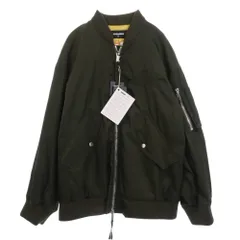 DSQUARED2 ディースクエアード 22AW S75AM0900 S49576 Oversized Zip Bomber オーバーサイズ ジップアップ ボンバージャケット ブルゾン フライトジャケット オリーブグリーン系 40【極上美品】【中古】のサムネイル