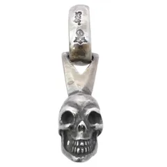 GABOR ガボール Gaboratory ガボラトリー マリア ギャランティ付属 SINGLE SKULL ZIP PENDANT シングルスカル ジップ ペンダントトップ シルバー系【中古】のサムネイル