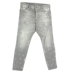 DSQUARED2 ディースクエアード 23aw S74LB1323 S30260 RELAX LONG CROTCH JEANS ボタンフライ ジーンズ  デニム パンツ グレー系 38【中古】のサムネイル