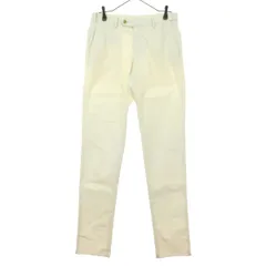 green label relaxing グリーンレーベルリラクシング センタープレス コットンパンツ M ホワイト UNITED ARROWS メンズ 古着のサムネイル