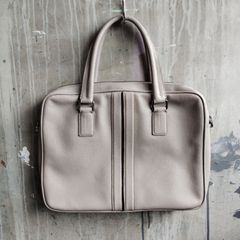 TOD'S レザー2WAYブリーフケース ビジネスバッグ ショルダー付属