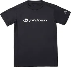 ファイテン Phiten RAKUシャツ 半袖 ブラック/ホワイト 3XO  JG576209 ブラック/ホワイトのサムネイル