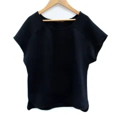コントワーデコトニエ COMPTOIR DES COTONNIERS カットソー 半袖 ラウンドネック XS 紺 ネイビー /SM26のサムネイル