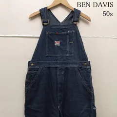 ベンデイビス 50s ヴィンテージ デニム オーバーオール ユニオンチケット メンズ 表記無し ISItems【USED】【古着】【中古】50160629のサムネイル