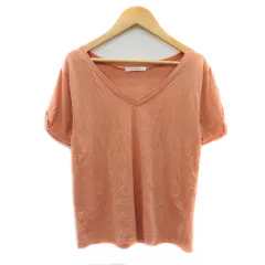 レディアゼル REDYAZEL Tシャツ カットソー 半袖 Vネック F ピンクベージュ /YK26のサムネイル