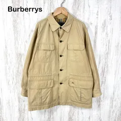 古着 90s Burberrys ヴィンテージ バーバリーズ ホースロゴ刺繡 裏ノバチェック カバーオール ベージュ