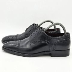【専用】enzo bonafeスウェードコンビ キャップトゥシューズUK6.0 Enzo Bonafe キャップトゥ ドレスシューズ ブラック - メルカリ