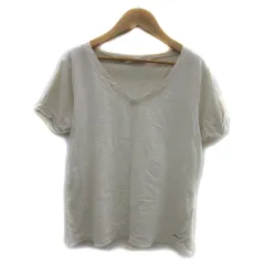 レディアゼル REDYAZEL Tシャツ カットソー 半袖 Vネック 無地 F ライトベージュ /YS17のサムネイル