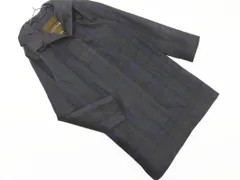 MACKINTOSH マッキントッシュ チェック フーデッド コート size34/紺ｘ緑 ◇■ レディースのサムネイル