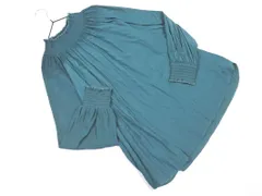 ofuon オフオン シャーリング 長袖 プルオーバー シャツ size38/緑 ■◇ レディースのサムネイル