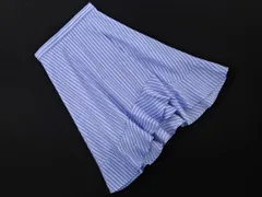 PROPORTION プロポーション ボディドレッシング ストライプ 膝丈 スカート size2/白ｘ水色 ■◇ レディースのサムネイル