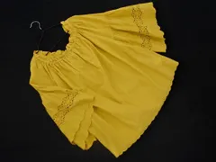 simplicite シンプリシテェ オフショルダー ブラウス シャツ sizeF/黄 ■◇ レディースのサムネイル