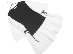 chocol raffine robe ショコラフィネローブ ドッキング チュニック ワンピース sizeF/白ｘ黒 ■◇ レディースのサムネイル