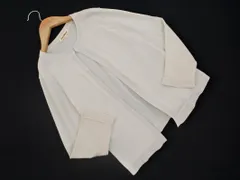 PAUL STUART ポールスチュアート ラメ カーディガン size6/オフホワイト ■◇ レディースのサムネイル