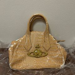 Vivienne Westwood ハンドバッグ クロコ型押し オレンジ - メルカリ