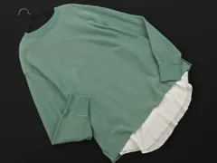 SLOBE IENA スローブイエナ SLOBE citron レイヤード トレーナー スウェット 緑 ■◇ レディースのサムネイル