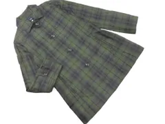 KEITH キース チェック ステンカラー ジャケット size40/緑 ■◇ レディースのサムネイル