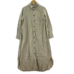 plage プラージュ リネン シャツワンピース size36/グレージュのサムネイル
