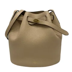 MULBERRY(マルベリー) ショルダーバッグ アビー ベージュ 巾着型 レザーのサムネイル