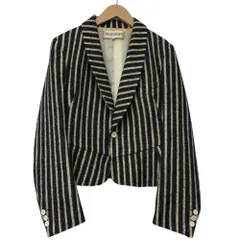 robe de chambre COMME des GARCONS/ギャルソン/ショートウールストライプジャケット/M/AD2004/レディース/RS1525のサムネイル