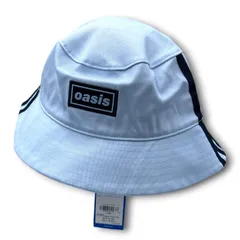 新品 未使用 タグ付き adidas originals × oasis アディダス オリジナルス オアシス バケットハット ロゴ刺繍 帽子 水色 ライトブルー L レディース 通年 ゴーゴー古着セントラルパーク名古屋店 31 No.久2117のサムネイル