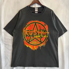 A7107 00's RUSH ラッシュ 2002 "Vapor Trails" ツアーTシャツ 黒 XL　バンドT ミュージックTのサムネイル