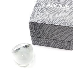 LALIQUE ラリック リング カボションリング ガラス クリア グレー
