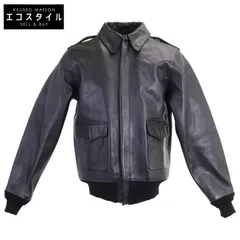 Y'2 LEATHER　ワイツーレザー　ブラック TYPE A-2 ECO HORSE PIGMENT 1.3mm FLIGHT JACKET　40のサムネイル