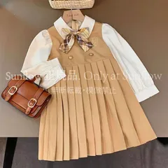 入学式 スーツ 女の子 子供服 ワンピース スーツ 卒業式スーツ フォーマルスーツ 子供スーツ キッズスーツ JK制服 長袖 春秋 重ね着風 小学生 フェイクレイヤード 90cm 100cm 110cm 120cm 130cm 140cm CZH63P162