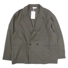 STILL BY HAND スティルバイハンド CS03253 Wool Jersey Jacket ウール ジャージー ダブルブレスト ジャケット グレー系 50【中古】のサムネイル