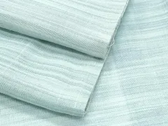 平和屋着物＊夏物　紗紬　藍　霞文　正絹　逸品　CABG8694thのサムネイル