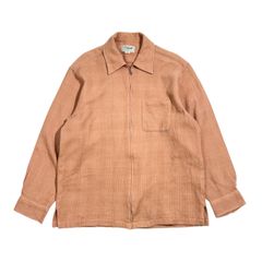 60s オープンカラーシャツ ウール オンブレ 50s CROWN - メルカリ
