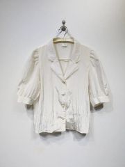 Vintage YVES SAINT LAURENT リネン シルク ブラウス - メルカリ