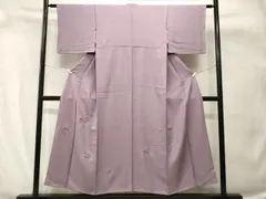 平和屋着物■中国三大刺繍　スワトウ刺繍　総刺繍　色留袖　雪輪花地紋　浅紫色　正絹　逸品　CABH0627evのサムネイル