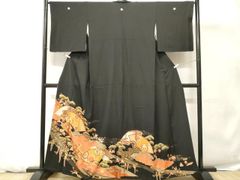 平和屋本店■極上 男性 銀座もとじ 米沢お召 アンサンブル 長羽織・半襦袢セット 着物:蝋色 長羽織:羊羹色 たとう紙付き 逸品 DZAA4109kh5 平和屋本店□極上 男性 銀座もとじ 米沢お召 アンサンブル 長羽織・半