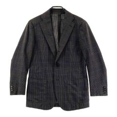 15万】Sartorio テーラード チェック サイズ46程度 ハンガー付 - メルカリ