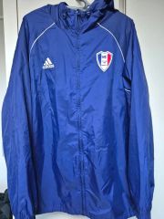 adidas サッカー日本代表 フーデッドジャケット ネイビー sサイズ