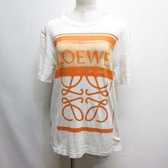 055【希少品】ロエベ LOEWE Tシャツ ホワイト レディース - メルカリ