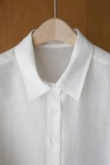 新品 fog linen work シャツ エラトップ 柔らかいオフホワイト - メルカリ