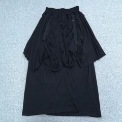 00's ゴシック アシメスカートレース切替 フレア ダークコケット