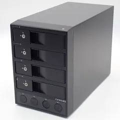 センチュリー CENTURY CRCH53U3IS 裸族のカプセルホテル 4BAY HDDケース ケースのみ 動作不明ジャンク #16422のサムネイル