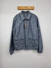 A.P.C. アーペーセー シャンブレー ハリントン ジャケットのサムネイル