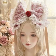 さ*装様 axes femme Chalmiere クラシカルローズ柄バレッタ - メルカリ