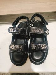 未使用 Herlipto Trois Tweed PlatformSandals - メルカリ
