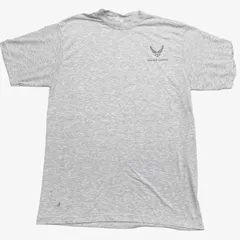 USAF PTU トレーニングTシャツ XL グレー リフレクター US Air Force ミリタリー 半袖 メンズ XL-XXL相当のサムネイル