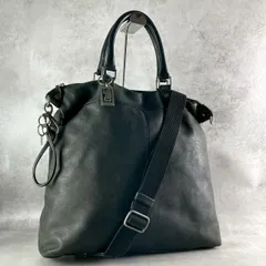希少✨DOLCE&GABBANA ドルチェアンドガッバーナ チャーム付き2wayショルダーバッグ トート ビジネス ブラック 黒 レザーのサムネイル